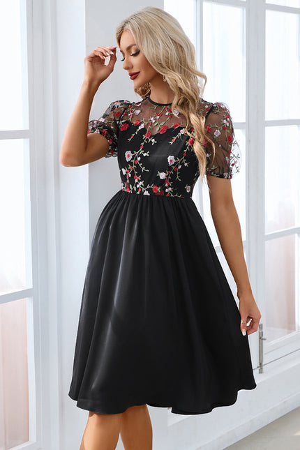 Robe Midi Broderie Illusion - gallery 5
