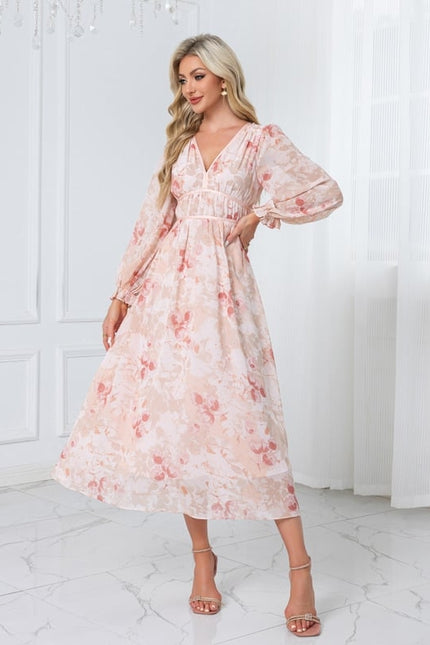 Robe Midi Florale Légère