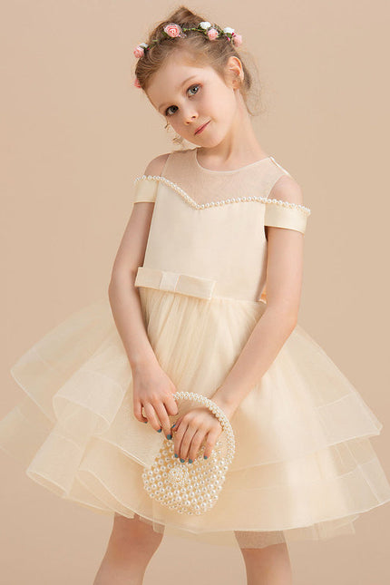 Robe Midi Enfant Satinée - gallery 5