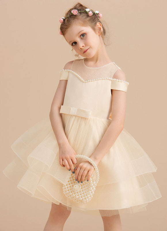 Robe Midi Enfant Satinée - gallery 5