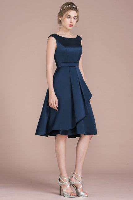 Robe Midi Navy Élégance - gallery 1