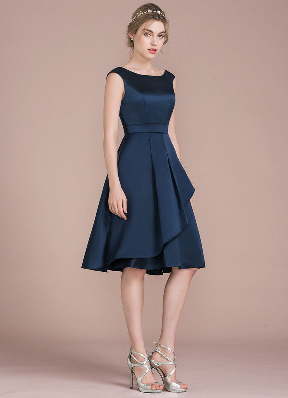Robe Midi Navy Élégance - gallery 1