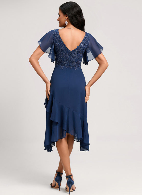 Robe Midi Fluide À Volants - gallery 4