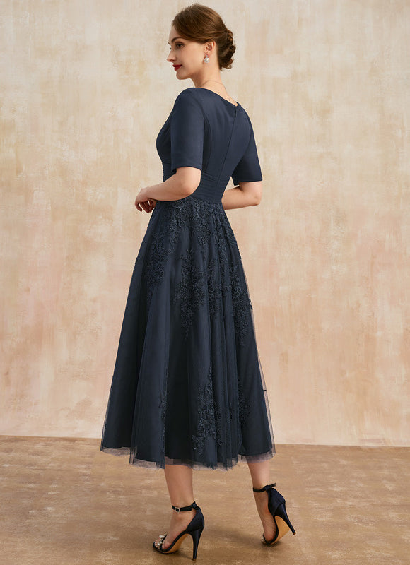 Robe Midi Châtaigne Couture - gallery 5