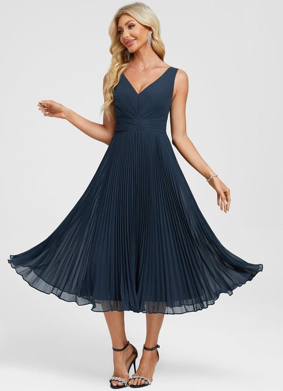 Robe Midi Fluide Grisâtre - gallery 5