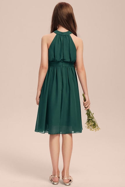Robe Midi Verte Aérée - gallery 5