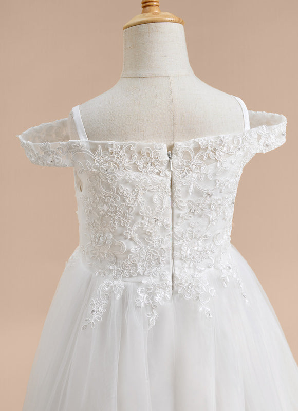 Robe Midi Enfant Mariage Tulle - gallery 2