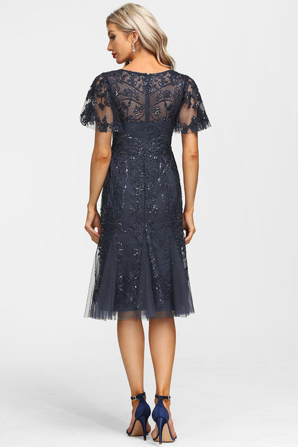 Robe Midi Ombre Détoile - gallery 3