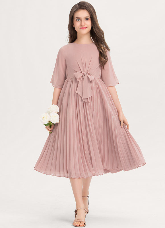 Robe Midi Plissée Douce - gallery 1