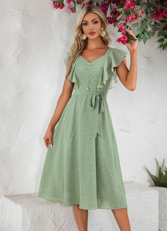 Robe Midi Fleurie Légère - gallery 2