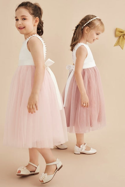 Robe Midi Satinée Poudrée - gallery 6