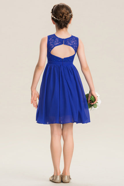 Robe Midi Bleu Élégance Aérienne - gallery 1