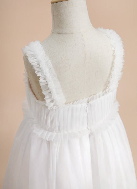 Robe Midi Tulle Blanche - gallery 5