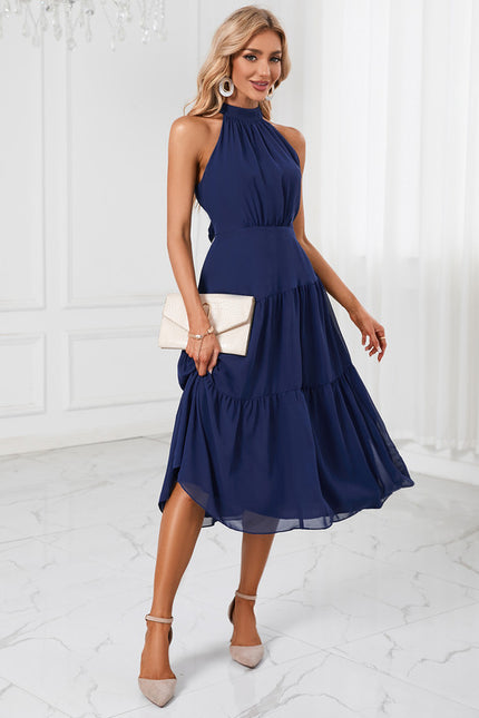 Robe Midi Chiffon Trapèze - gallery 3