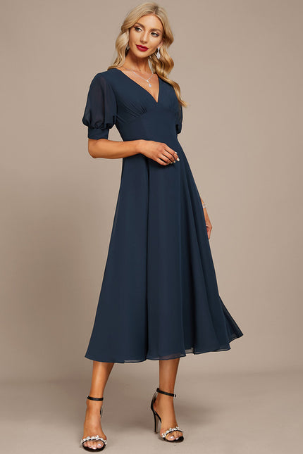 Robe Midi Fluide Élégante - gallery 1