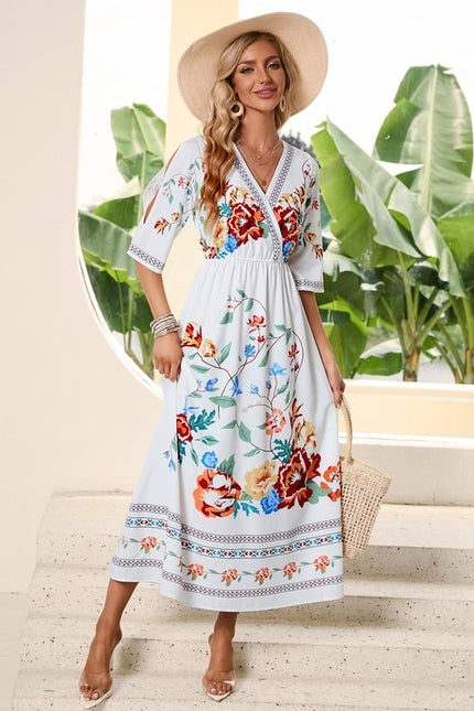 Robe Midi Chic En Polyester - gallery 2