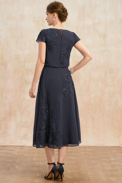 Robe Midi Manche 3 4 - gallery 6