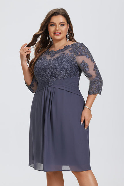 Robe Midi Nuit Élégante - gallery 4