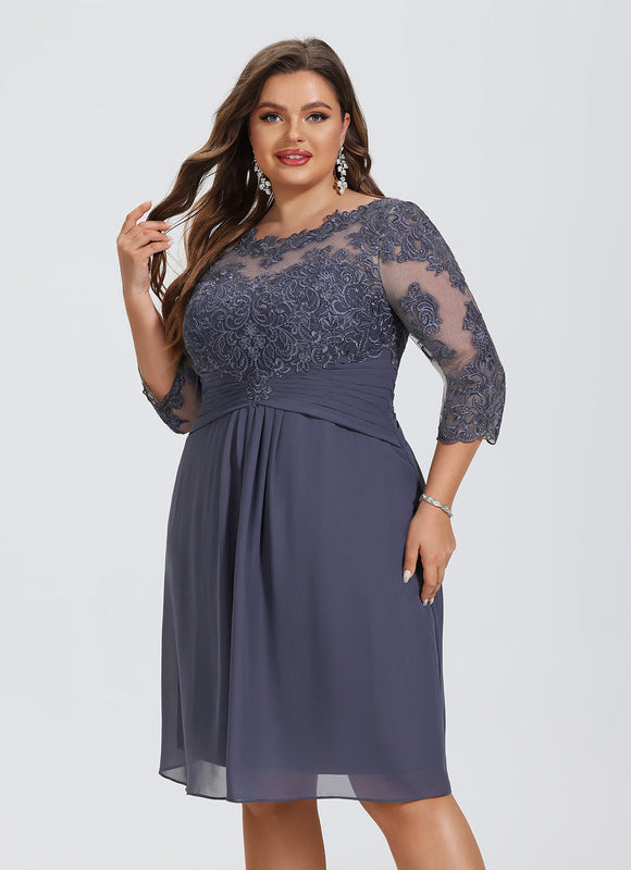 Robe Midi Nuit Élégante - gallery 4