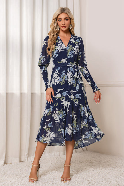 Robe Midi Florale Légère - gallery 5