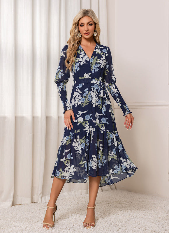 Robe Midi Florale Légère - gallery 5