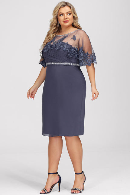 Robe Midi Nuit Marine Chic - gallery 8