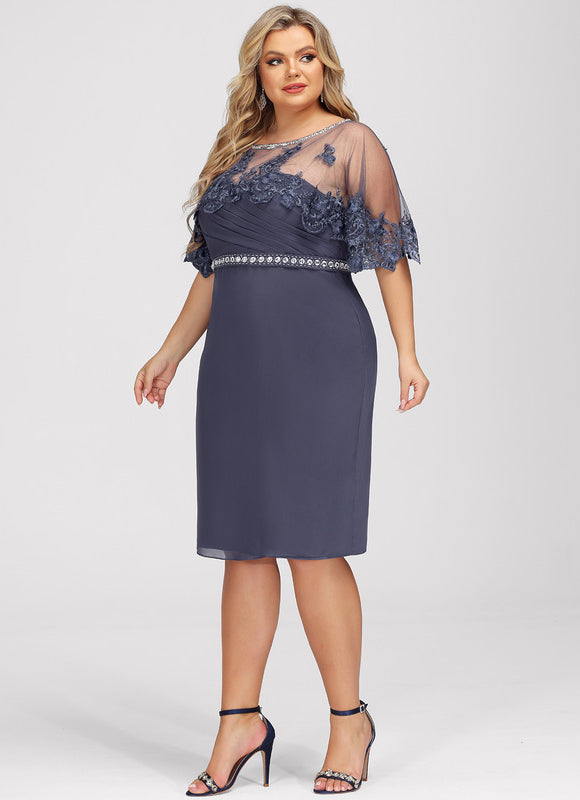 Robe Midi Nuit Marine Chic - gallery 8