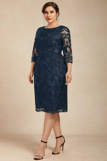 Robe Midi Dentelle Sophistiquée - gallery 8