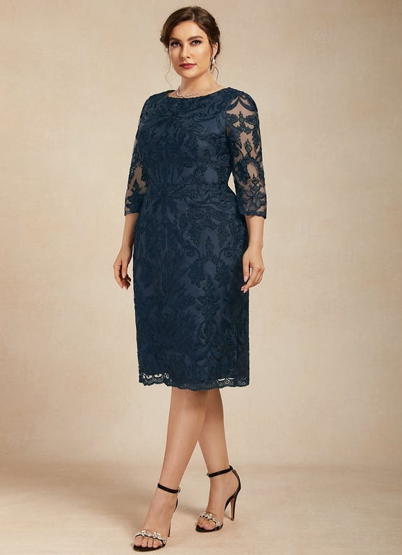 Robe Midi Dentelle Sophistiquée - gallery 8