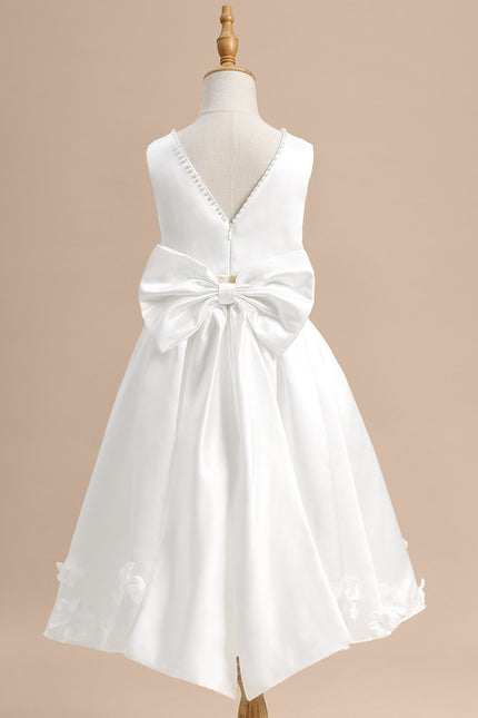 Robe Midi Satinée Enfant Chic - gallery 2