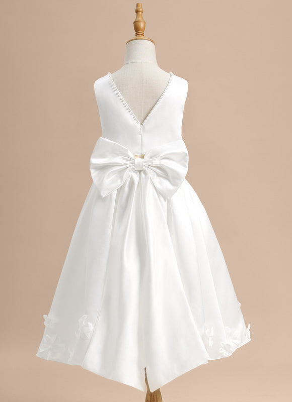 Robe Midi Satinée Enfant Chic - gallery 2