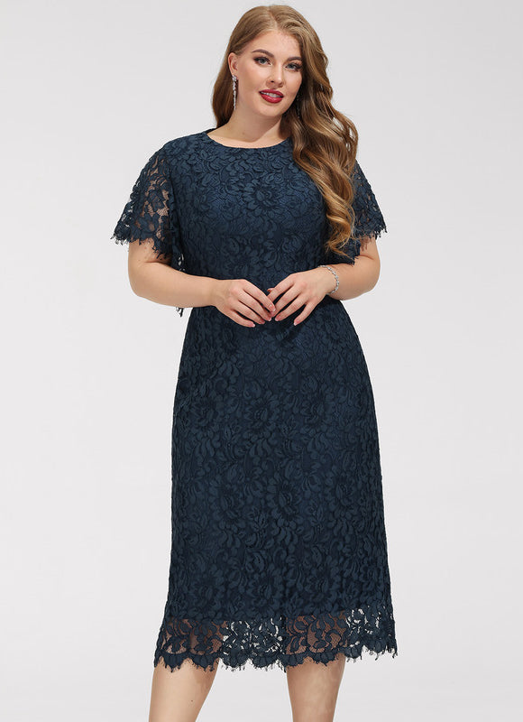 Robe Midi Dentelle Sophistiquée - gallery 7