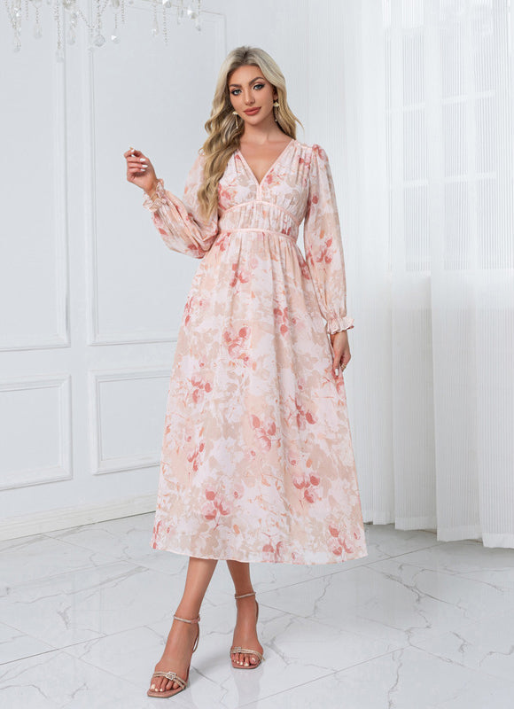 Robe Midi Florale Légère - gallery 2