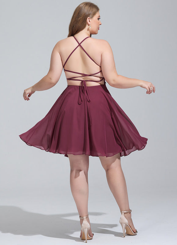 Robe Midi Cocktail Éclatante - gallery 7