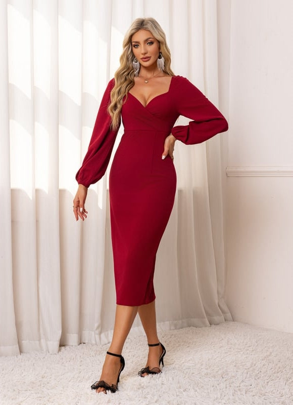 Midi Robe Cocktail Mariage - gallery 2