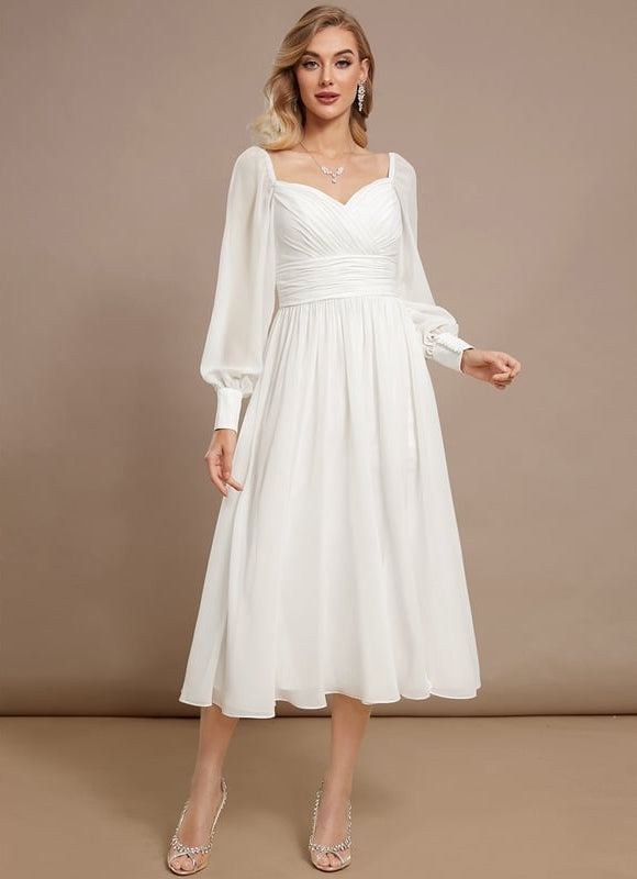 Robe Midi Éthérée Lumineuse - gallery 3