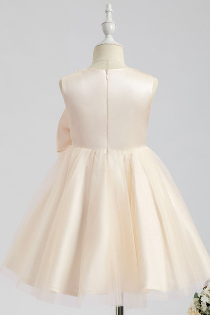 Robe Midi Satinée Écrue - gallery 4