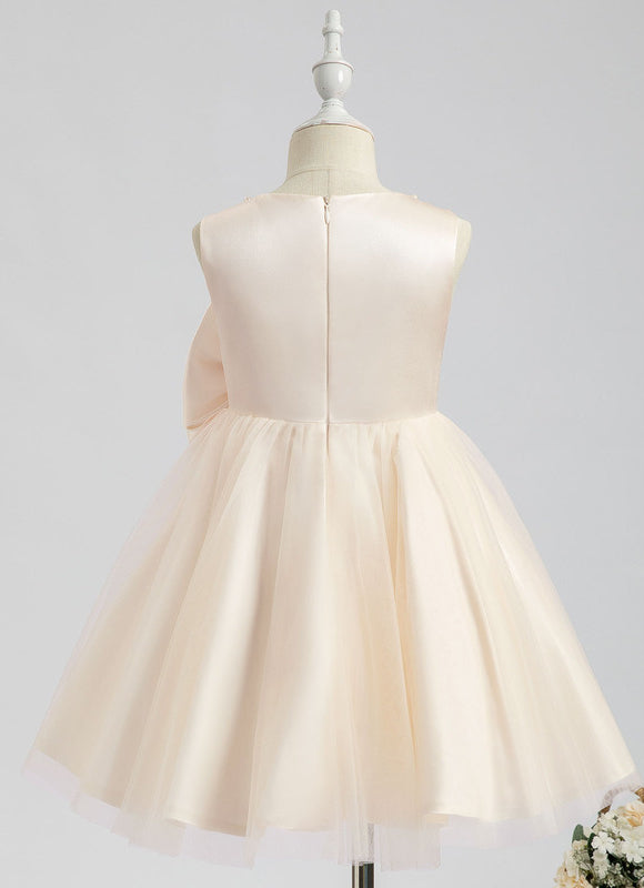 Robe Midi Satinée Écrue - gallery 4