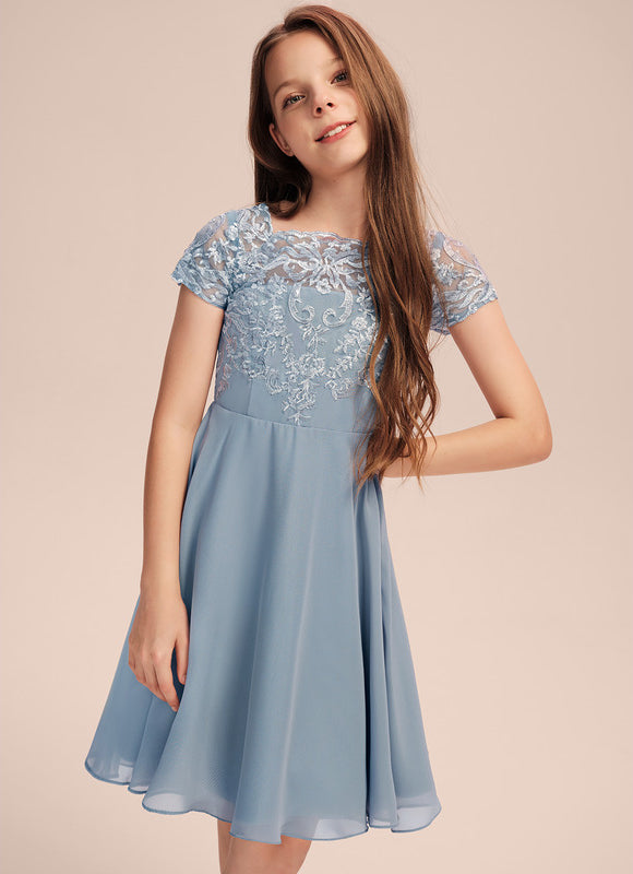 Robe Midi Aquarelle Céleste - gallery 1