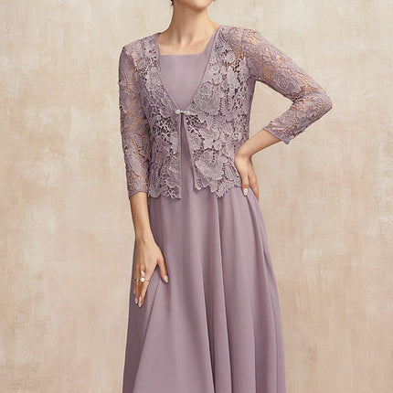 Robe Midi Vêtement Élégant Lavande