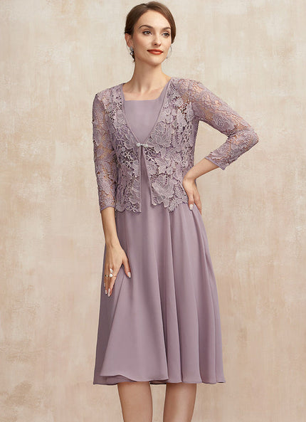 Robe Midi Vêtement Élégant Lavande