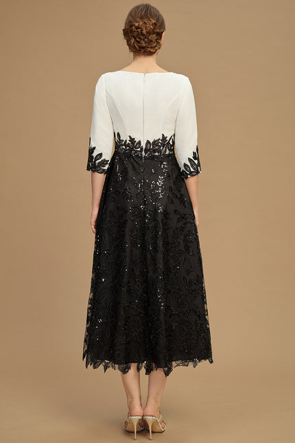 Robe Midi Manche 3 4 - gallery 2