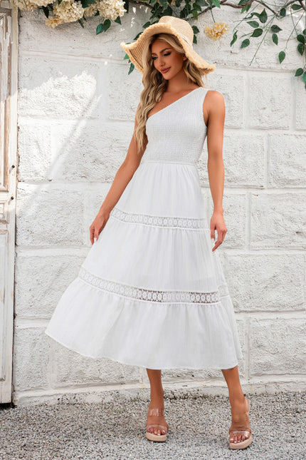 Robe Midi Écrue Légère - gallery 6