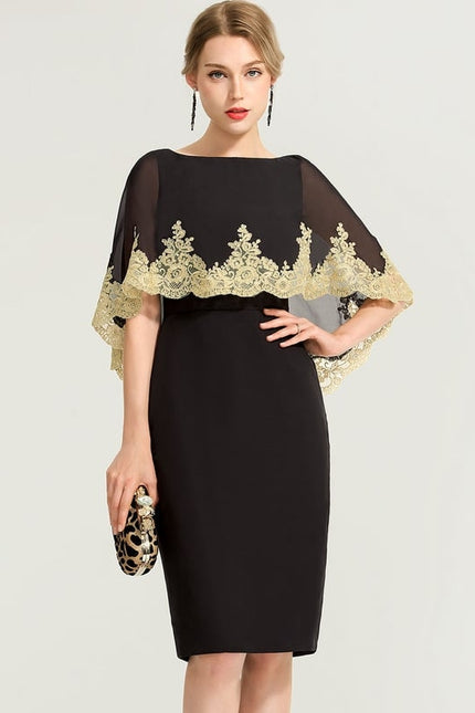 Robe Midi Ajustée Noire