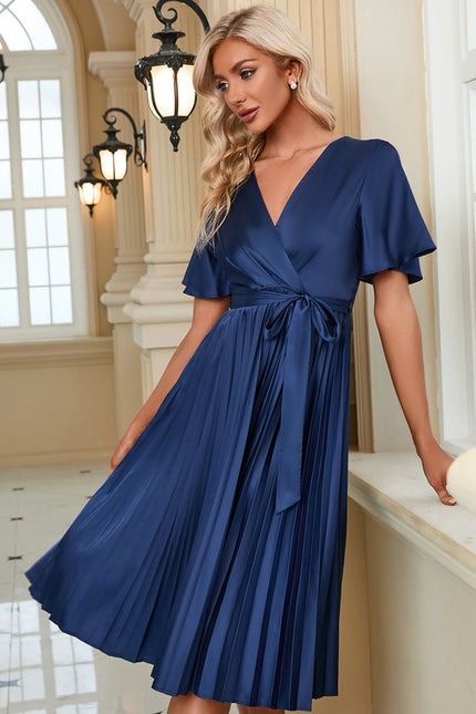 Robe Midi Noire Manche Longue - gallery 2