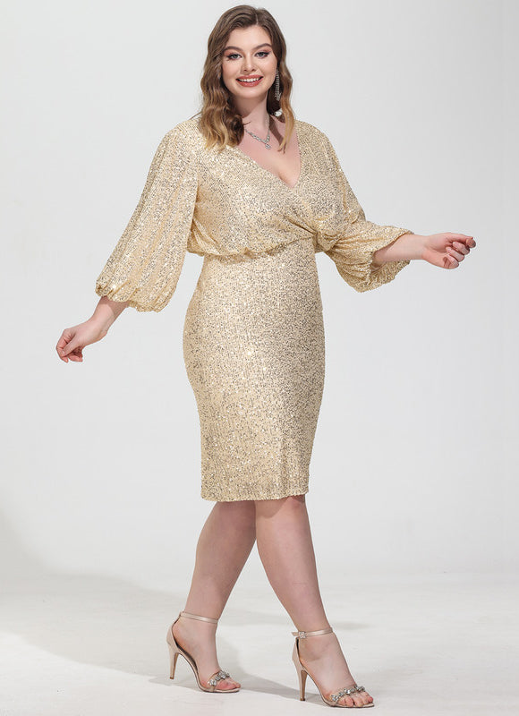 Robe Midi Pailletée Lumineuse - gallery 8