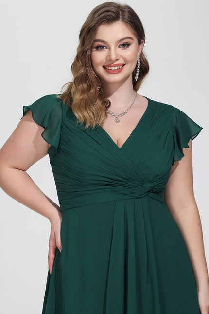 Robe Midi Aérienne Marine - gallery 9
