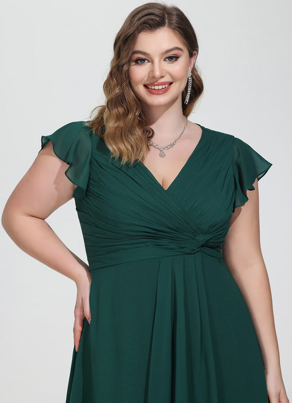 Robe Midi Aérienne Marine - gallery 9