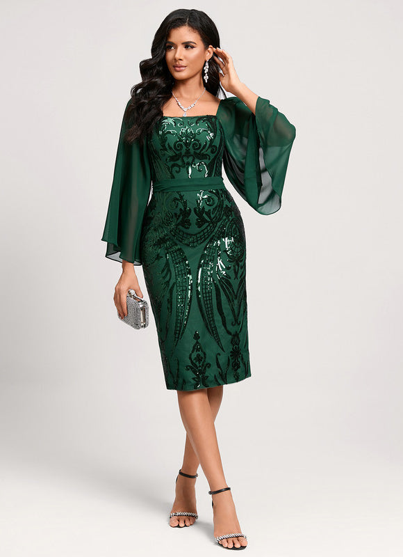 Robe Midi Drapé Luxe