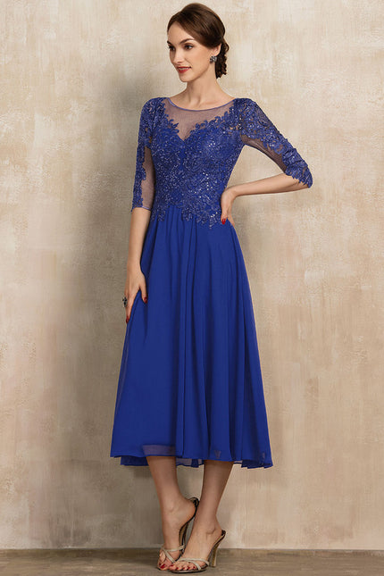 Robe Midi Azur Flottante - gallery 3